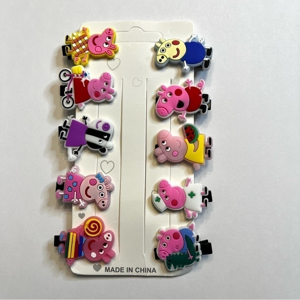 Peppa Pig hair clip set - Picture 2 of 3